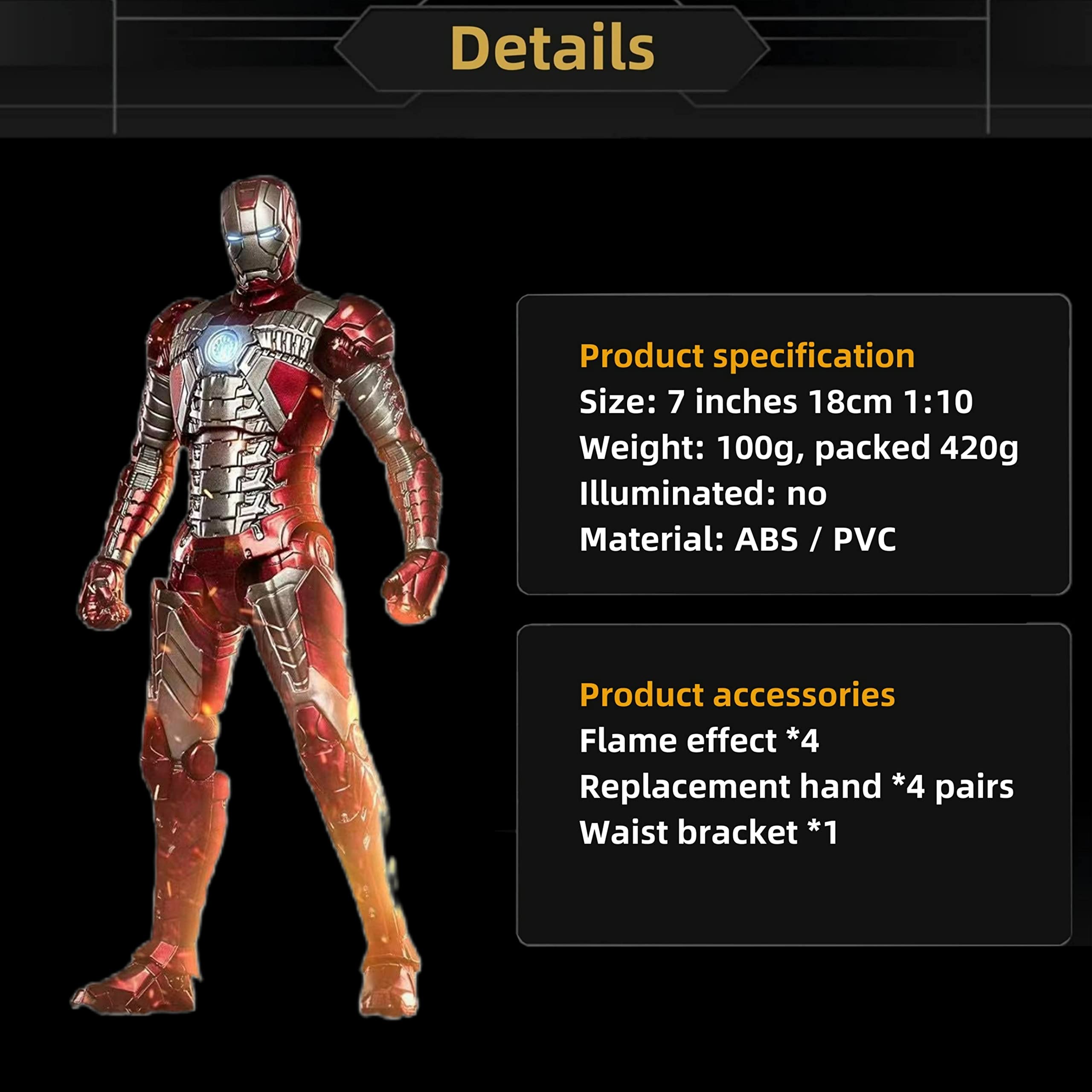 LonullyMege Mk5 transparent flight stand supports elevated aerial posing.
