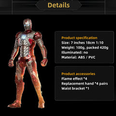 LonullyMege Mk5 transparent flight stand supports elevated aerial posing.