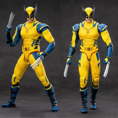 LonullyMege Wolverine movie-theme bracket provides stable shelf or desk mounting.