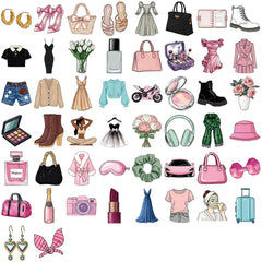 LOOGFDC Coquette Core gift stickers ideal for teens and friends