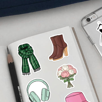 LOOGFDC Coquette Core phone case sticker easy to apply and remove