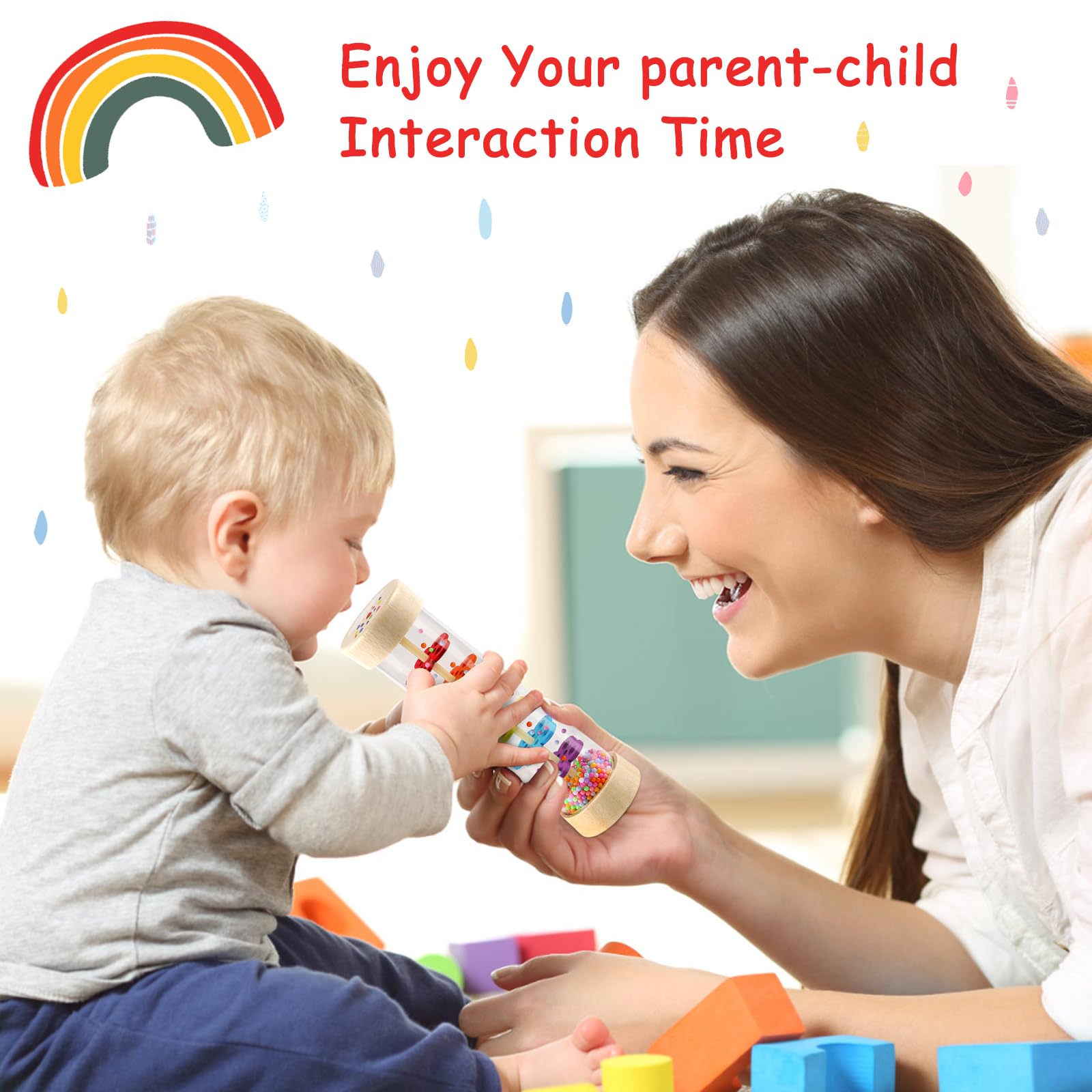 LOOIKOOS Rainmaker sensory play setup for multi-sensory engagement