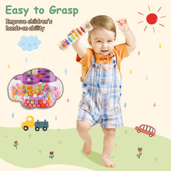 LOOIKOOS Rainmaker translucent tube to watch beads move during play