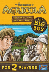 Lookout Agricola big box board setup showing two-player play for strategic farming sessions