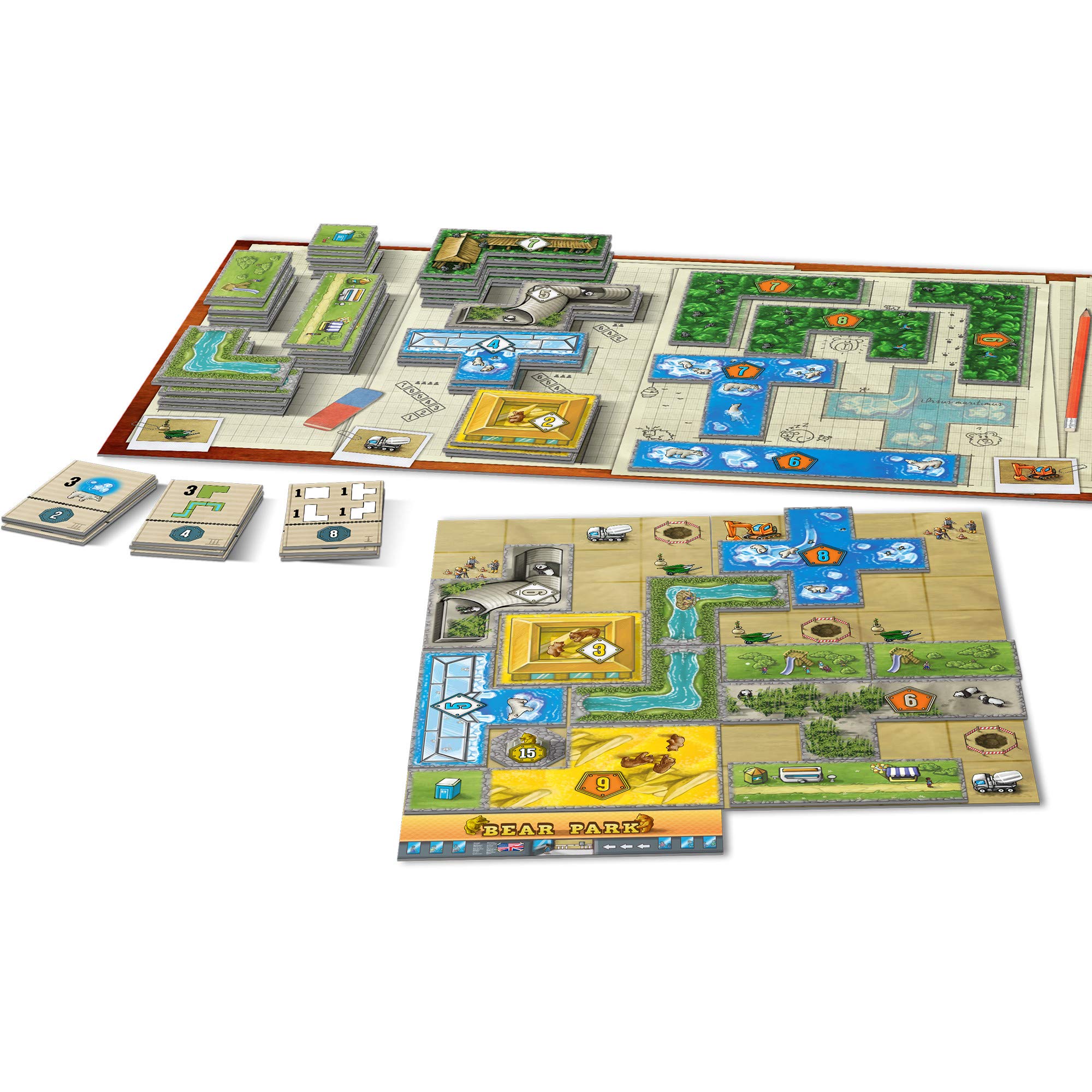 Baerenpark koalas feature in the board, adding charm and varied scoring potential.