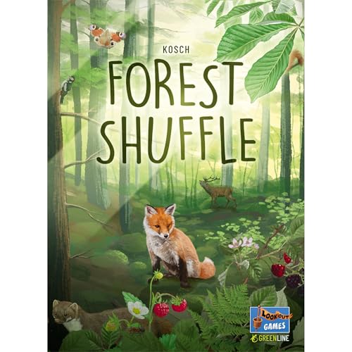 Lookout Forest Shuffle: animal preferences guide habitat balance during gameplay.