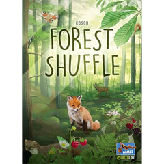 Lookout Forest Shuffle: animal preferences guide habitat balance during gameplay.