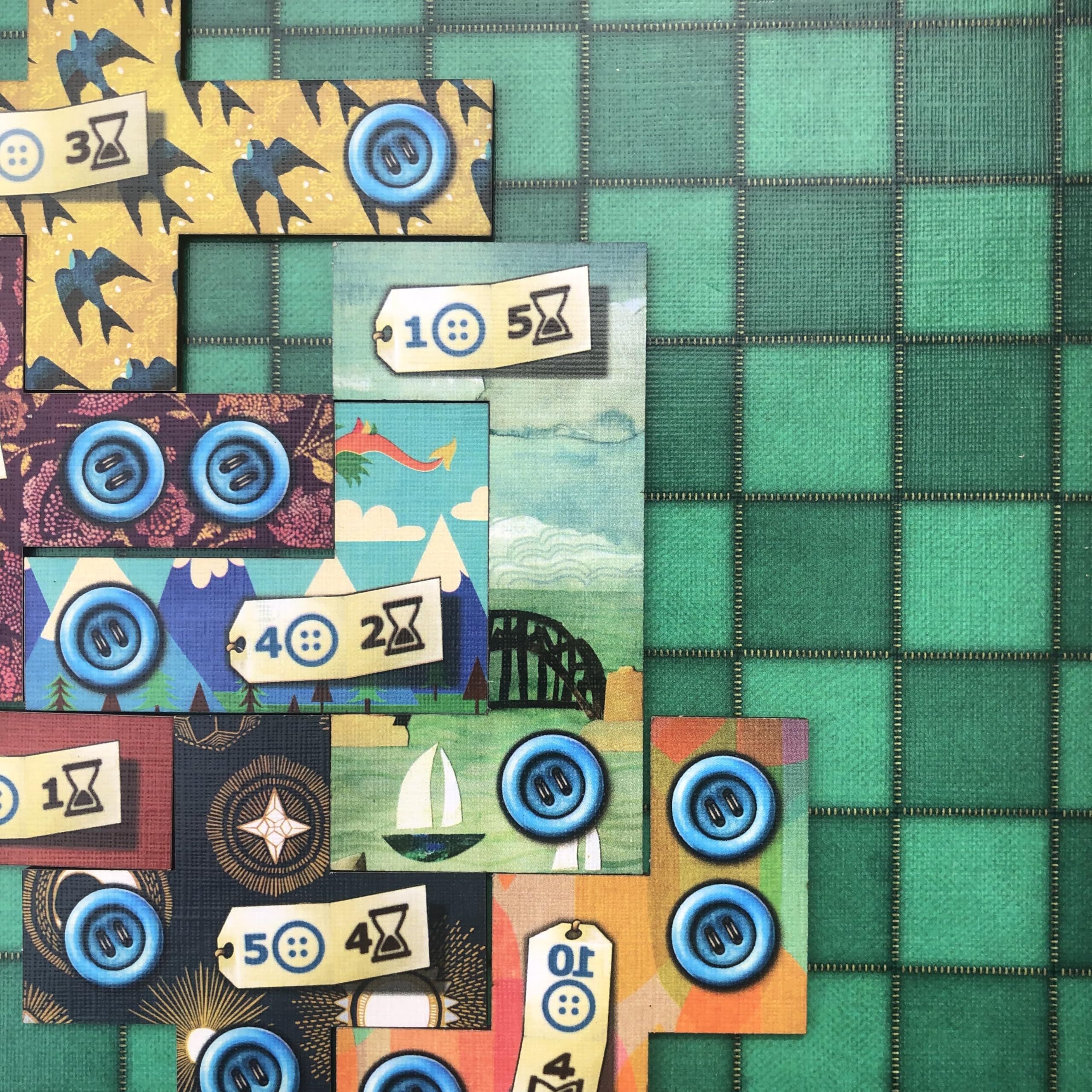Lookout Patchwork two players enjoy a classic quilting challenge