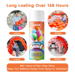 LOOLEY bubblegum scent enhances party atmosphere during balloon decor.