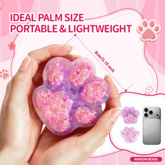 LOOMI paw shape fidget pad with tweezers for precise adjustments