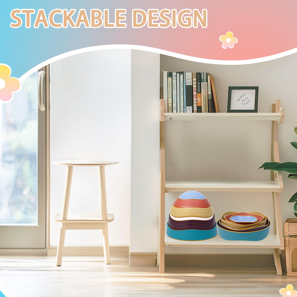 LoomLark Balance stepping stones use eco-friendly materials for worry-free fun.