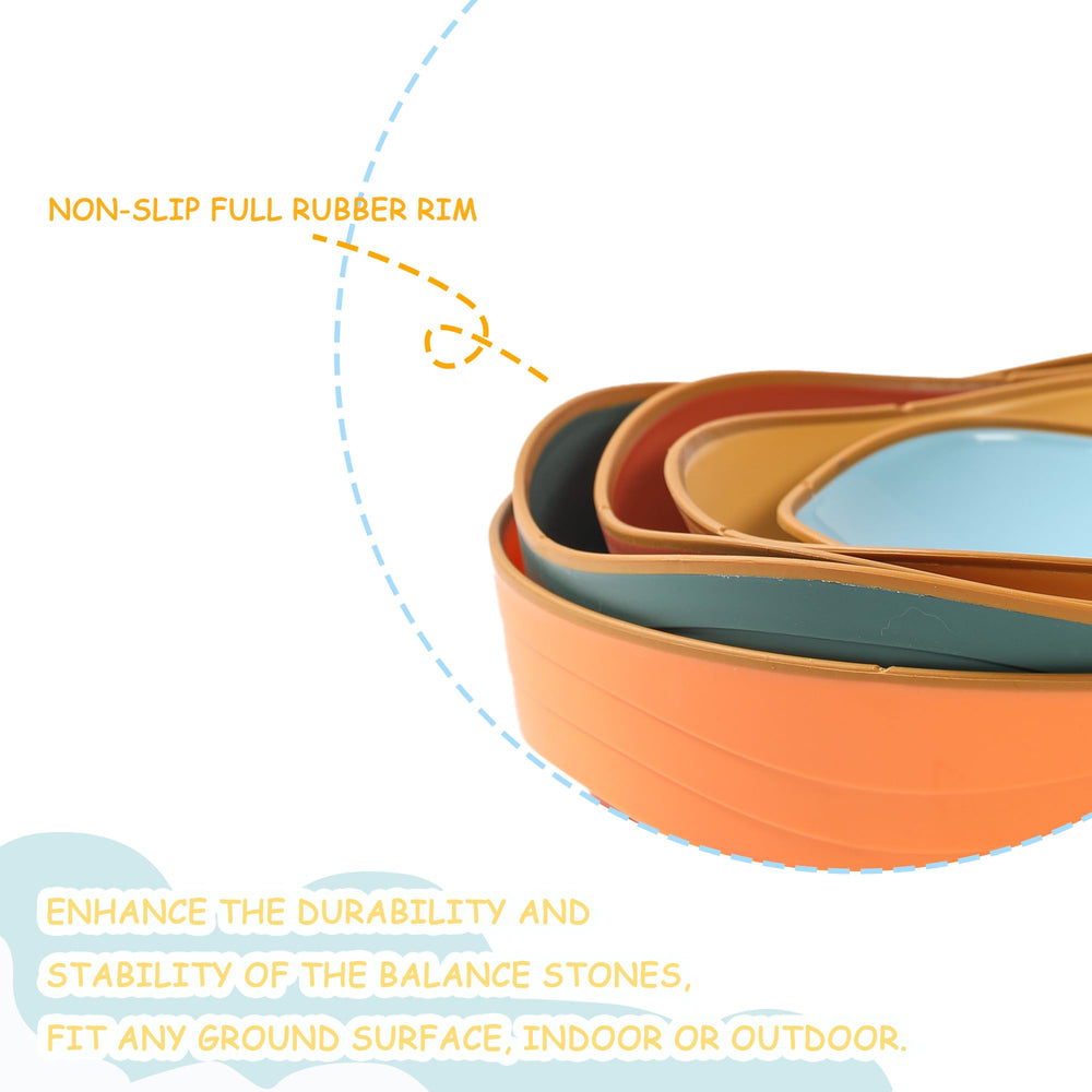 LoomLark Balance yellow stone encourages imaginative games and early motor skills