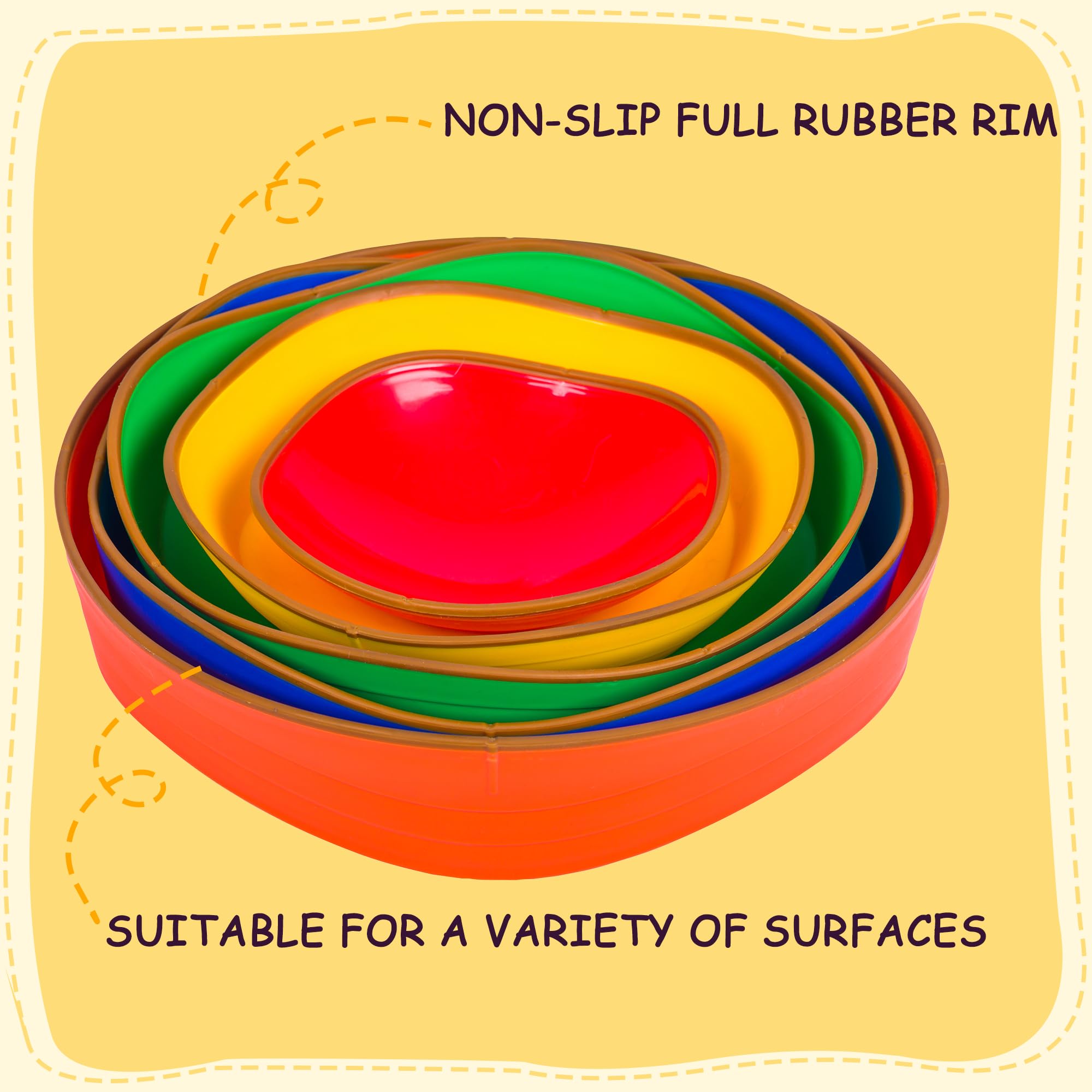 LoomLark Balance Stones suitable for indoor and outdoor use.