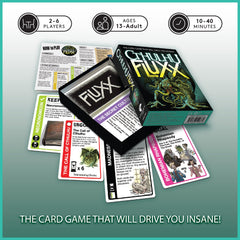 Looney Labs Cthulhu Fluxx play area scene for fast, social rounds