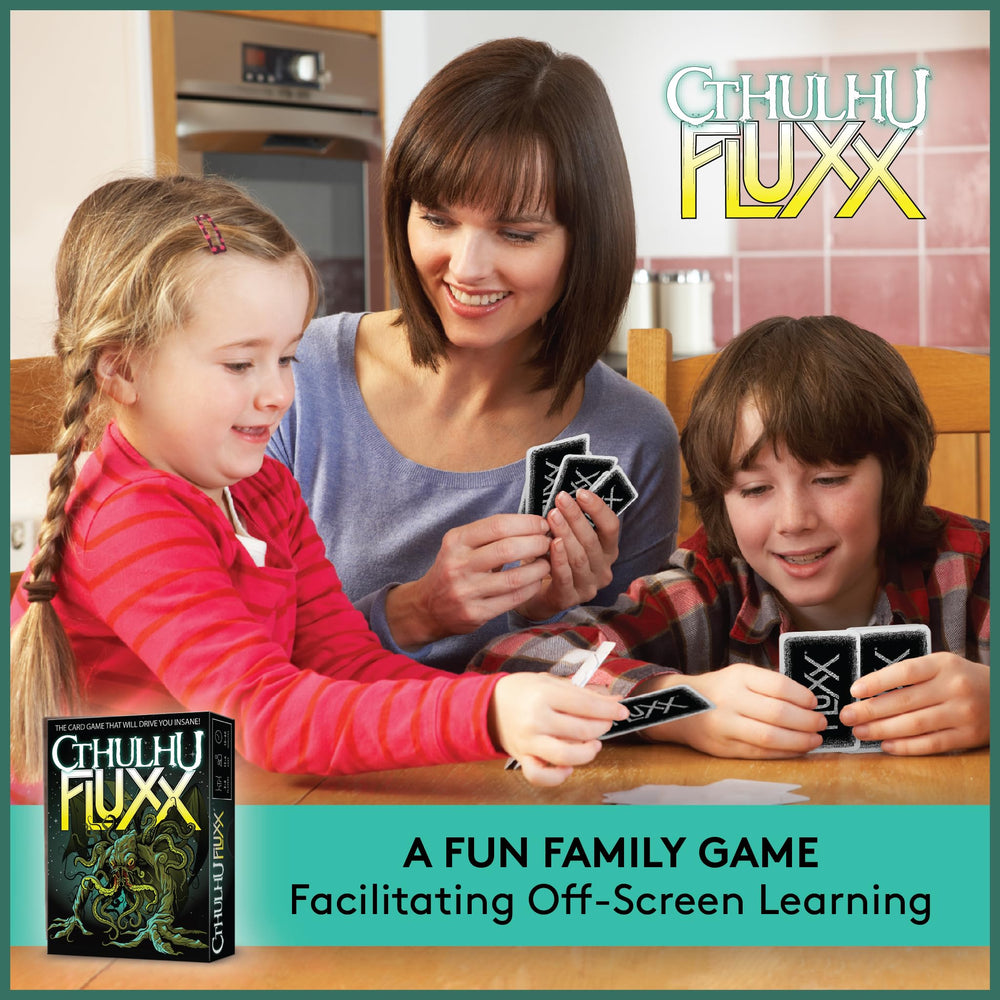 Looney Labs Cthulhu Fluxx storage box keeps components neat