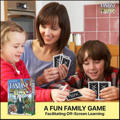 Looney Labs Fantasy Fluxx travel-friendly game pack for on-the-go play.