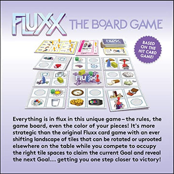 Fluxx board layout adapts as you play for fresh strategic options