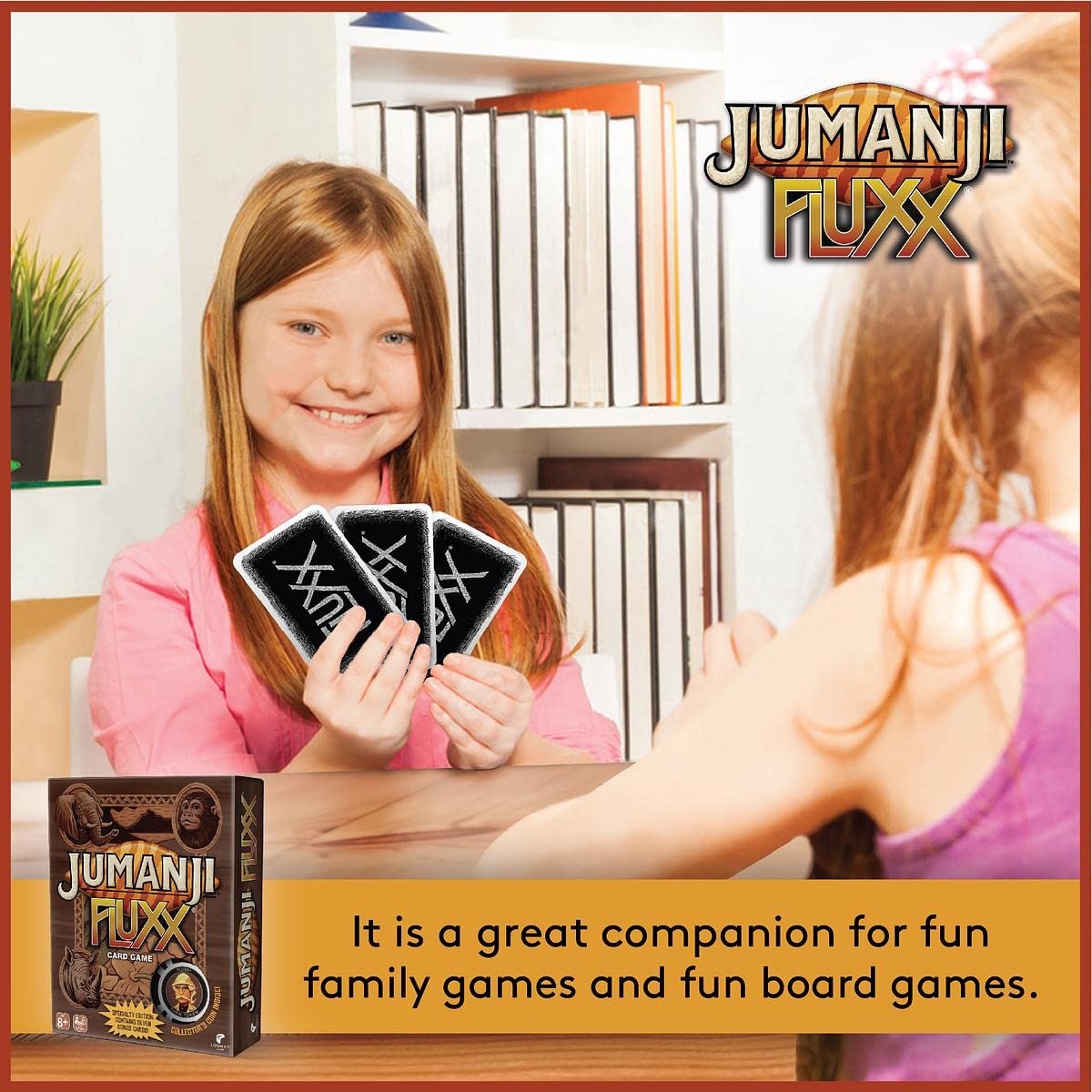 Looney Labs Jumanji Fluxx rule sheet clarifies evolving gameplay for players