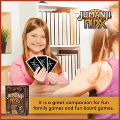 Looney Labs Jumanji Fluxx rule sheet clarifies evolving gameplay for players