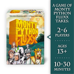 Requires Monty Python Fluxx base game to unlock the full expansion.