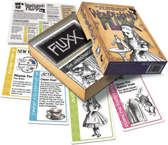 Looney Labs Wonderland Fluxx: basic rule play, easy start for newcomers.