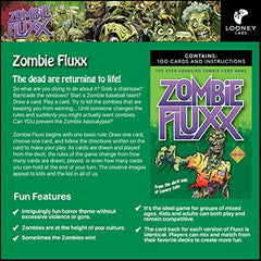 Looney Labs Zombie Fluxx zombie creepers create memorable party moments.