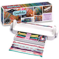 Loopdedoo spinning loom in action for quick bracelet crafting.
