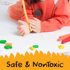 Loopy Hues 3D letter crayons aid letter tracing with tactile learning