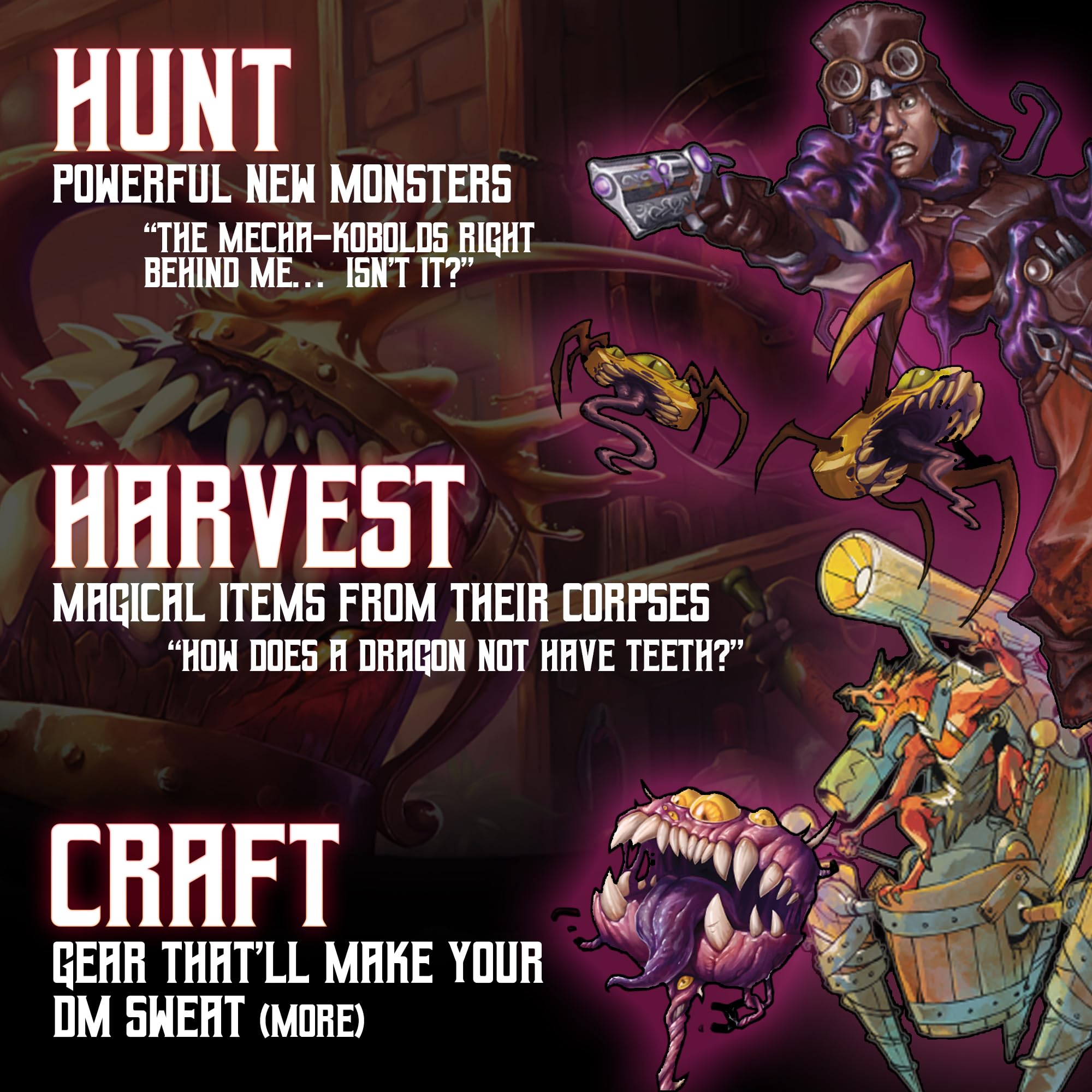 Cooking meals imagery from Loot Tavern for stat-boosting roleplay options.