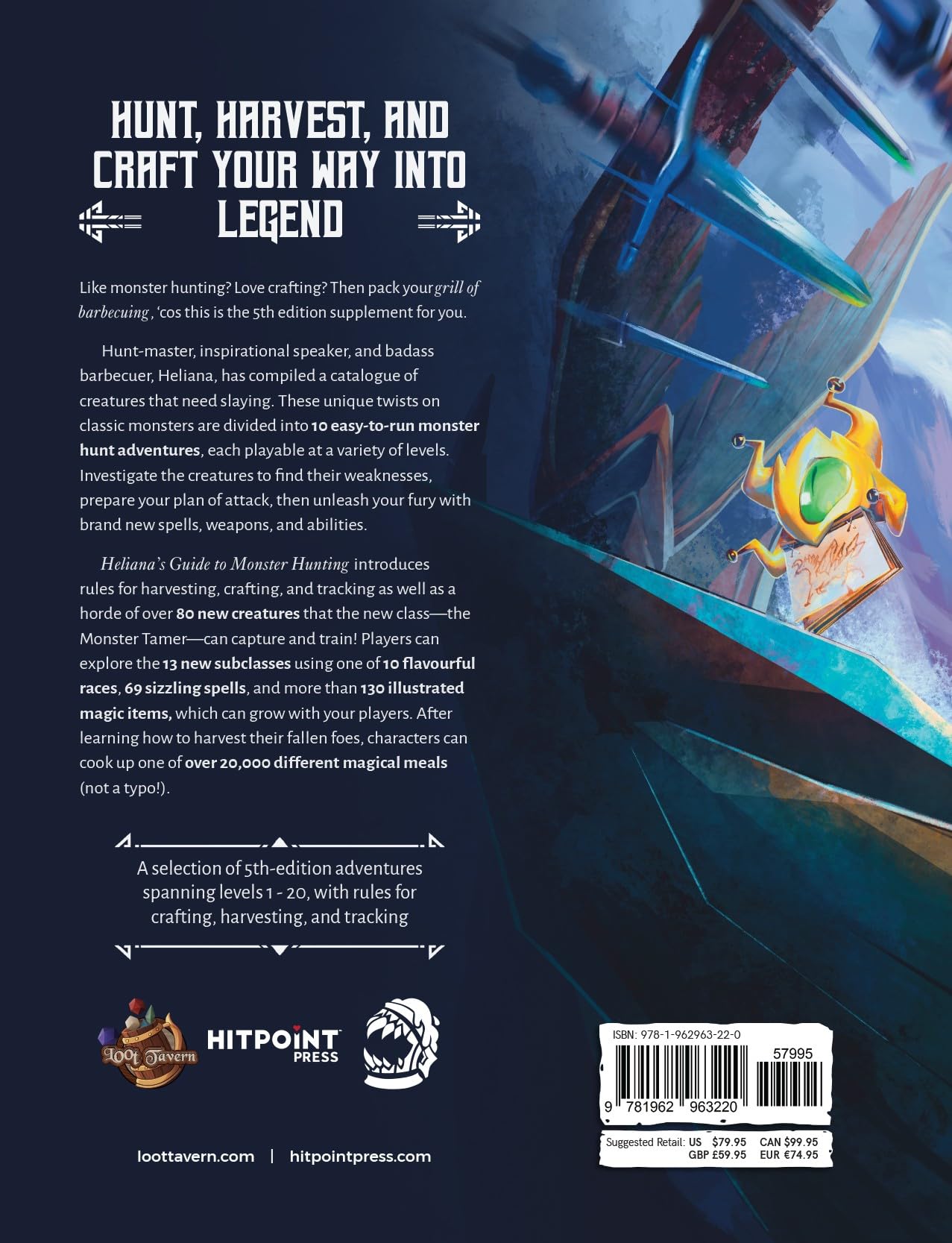 Monster Tamer class art from Loot Tavern guide for new gameplay options.