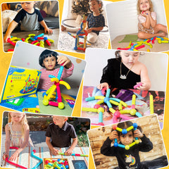 Loovio magnet toys 46-blocks set versatile blocks for creative models