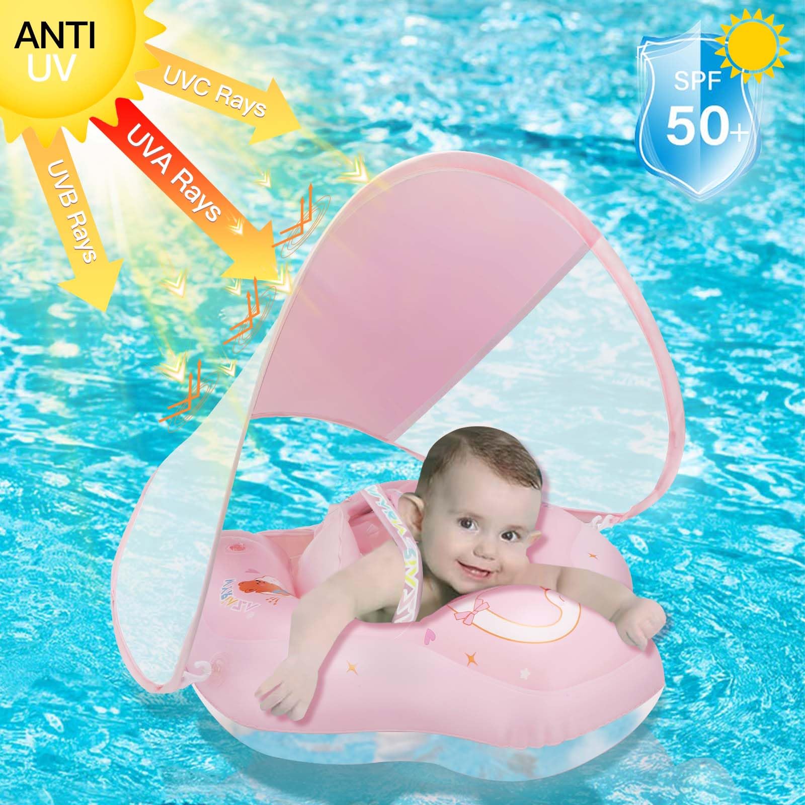 LOOWARTS toddler float with adjustable straps to secure posture