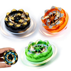 LOPUY sparking battle top with light-up gyro for safe, dazzling dark play