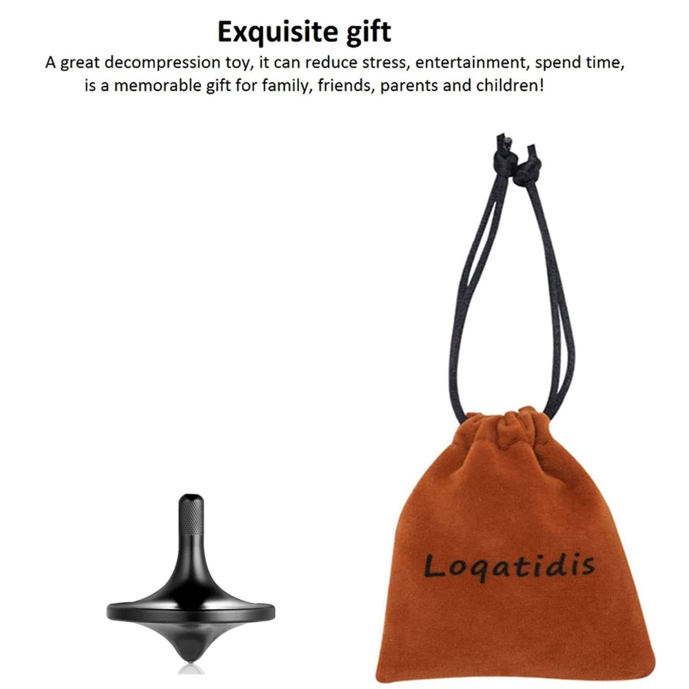 LOQATIDIS premium finish spinning top, eye-catching and durable for daily use.