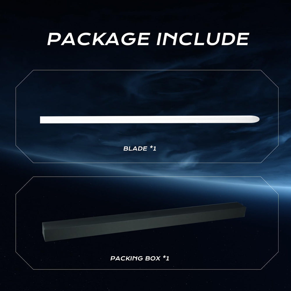 LordSaber durable polycarbonate blade withstands practice blows.
