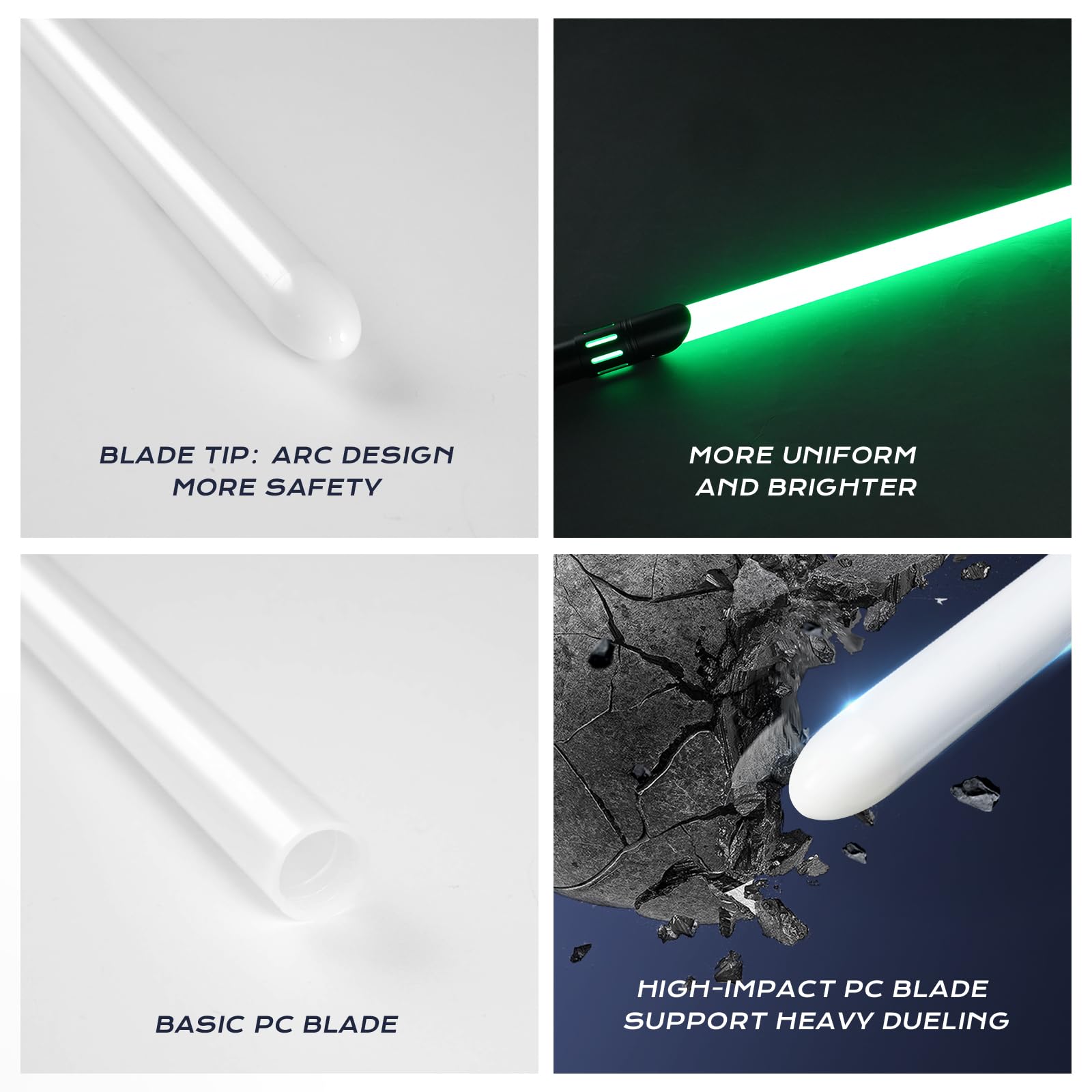 LordSaber RGB blade, 32-inch length, fits most standard hilts.