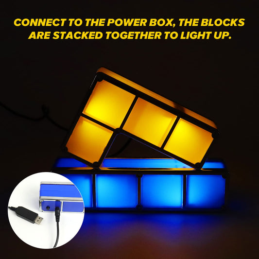 LOSCHEN DIY lamp blocks stacked to create unique home decor.
