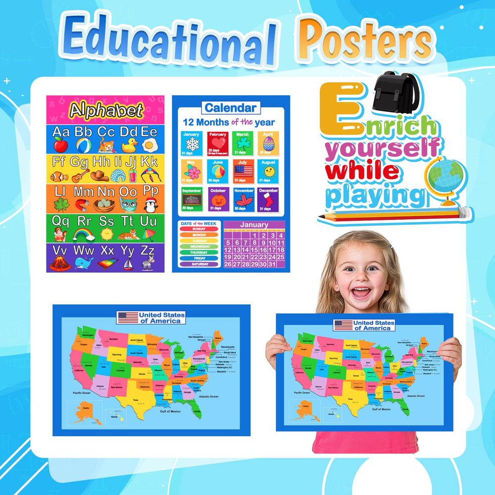 Loscola learning clock supports time-telling practice in a fun pretend classroom.