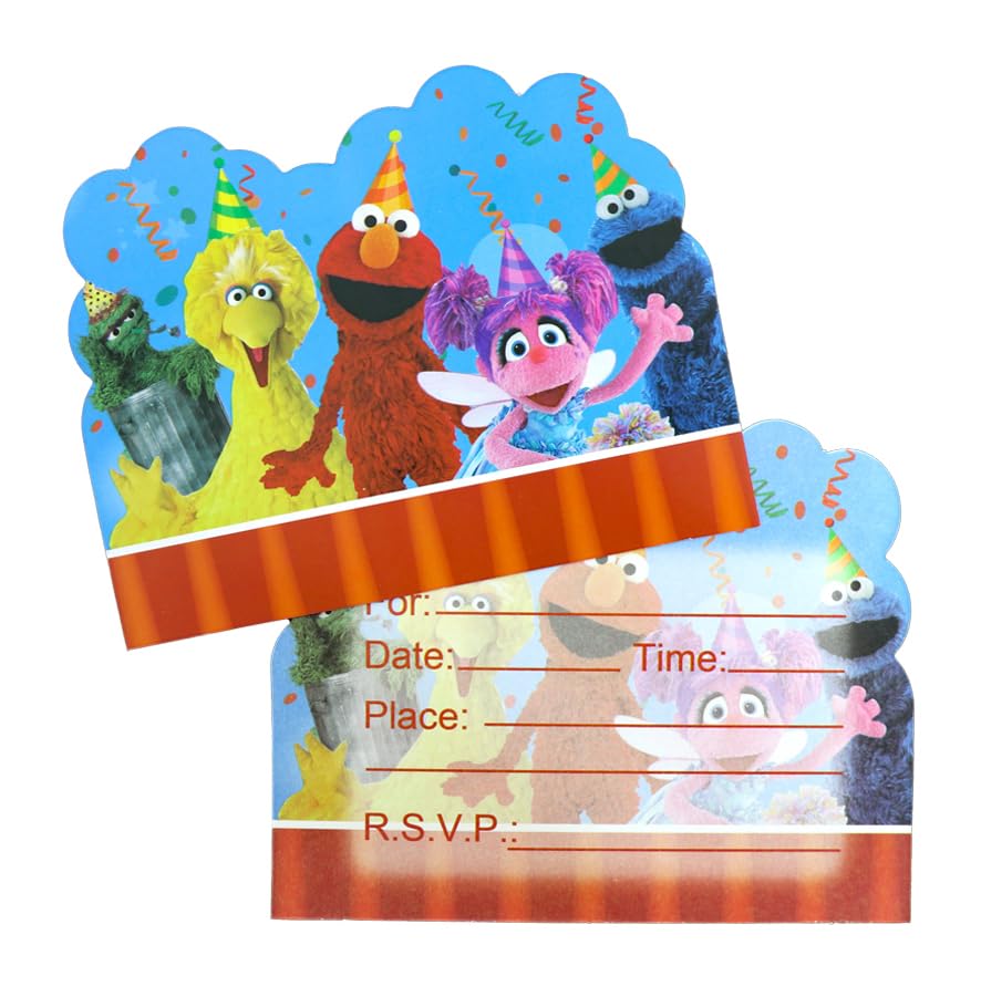 Losede birthday invitations front design with playful art and fill-in space.