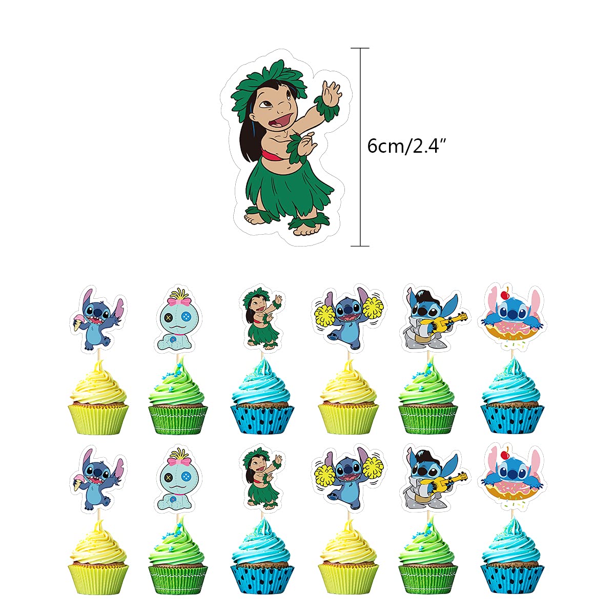 Losede birthday party decorations toppers create a memorable dessert display