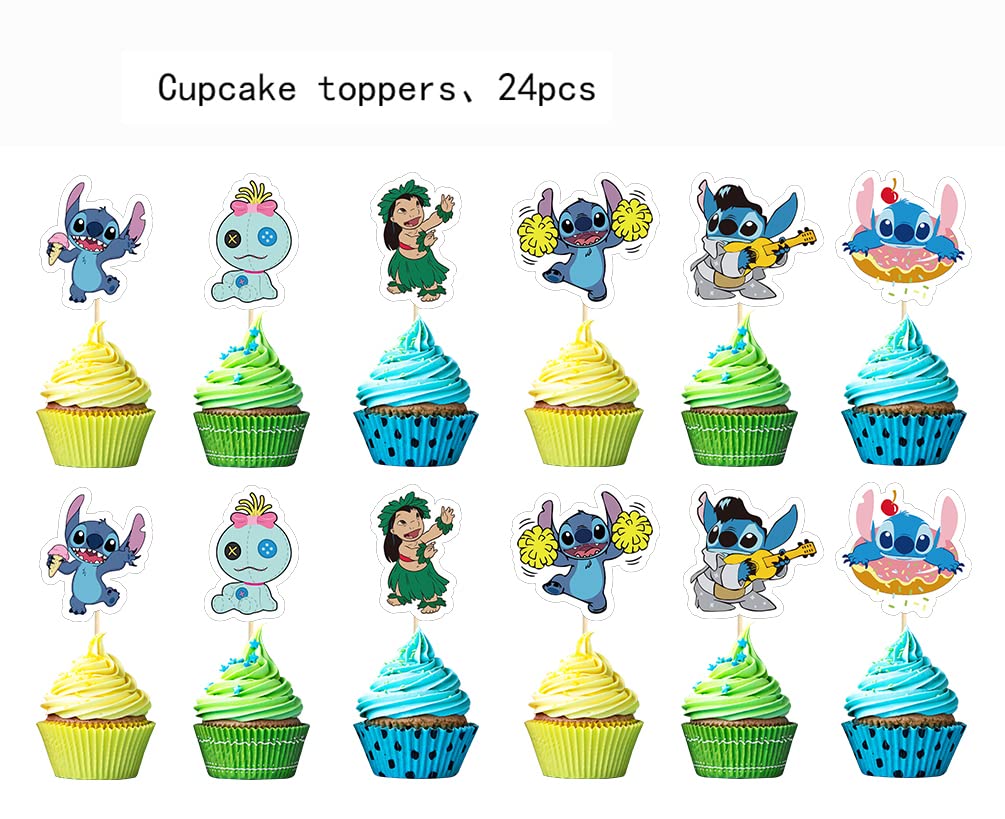 Losede cupcake toppers set adds festive flair to cupcakes