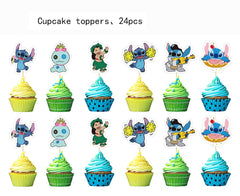 Losede cupcake toppers set adds festive flair to cupcakes