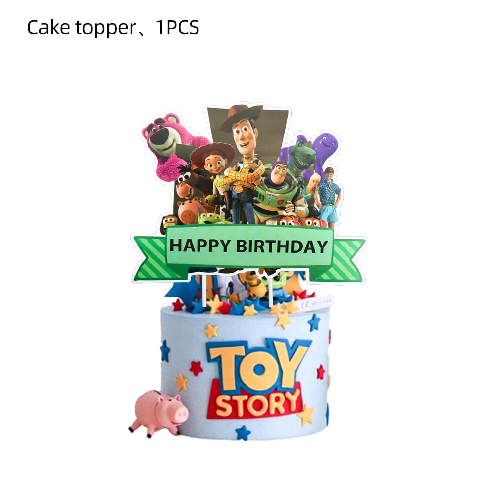 Losede cupcake toppers set to decorate kids' party treats.