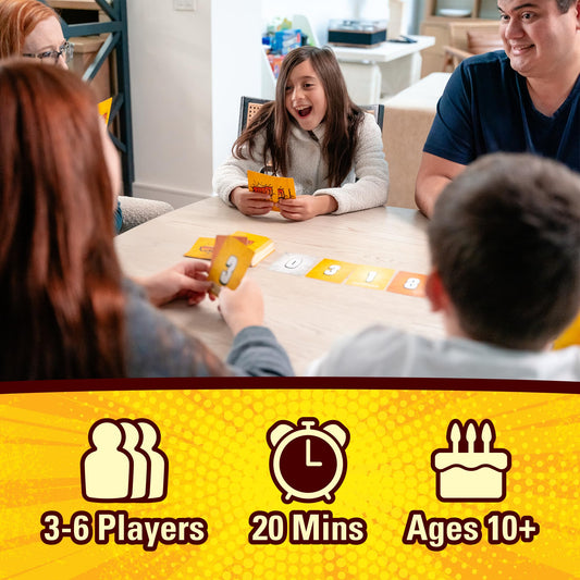 Lost Boy Entertainment Burst card game opening, box ready for quick, spontaneous play.