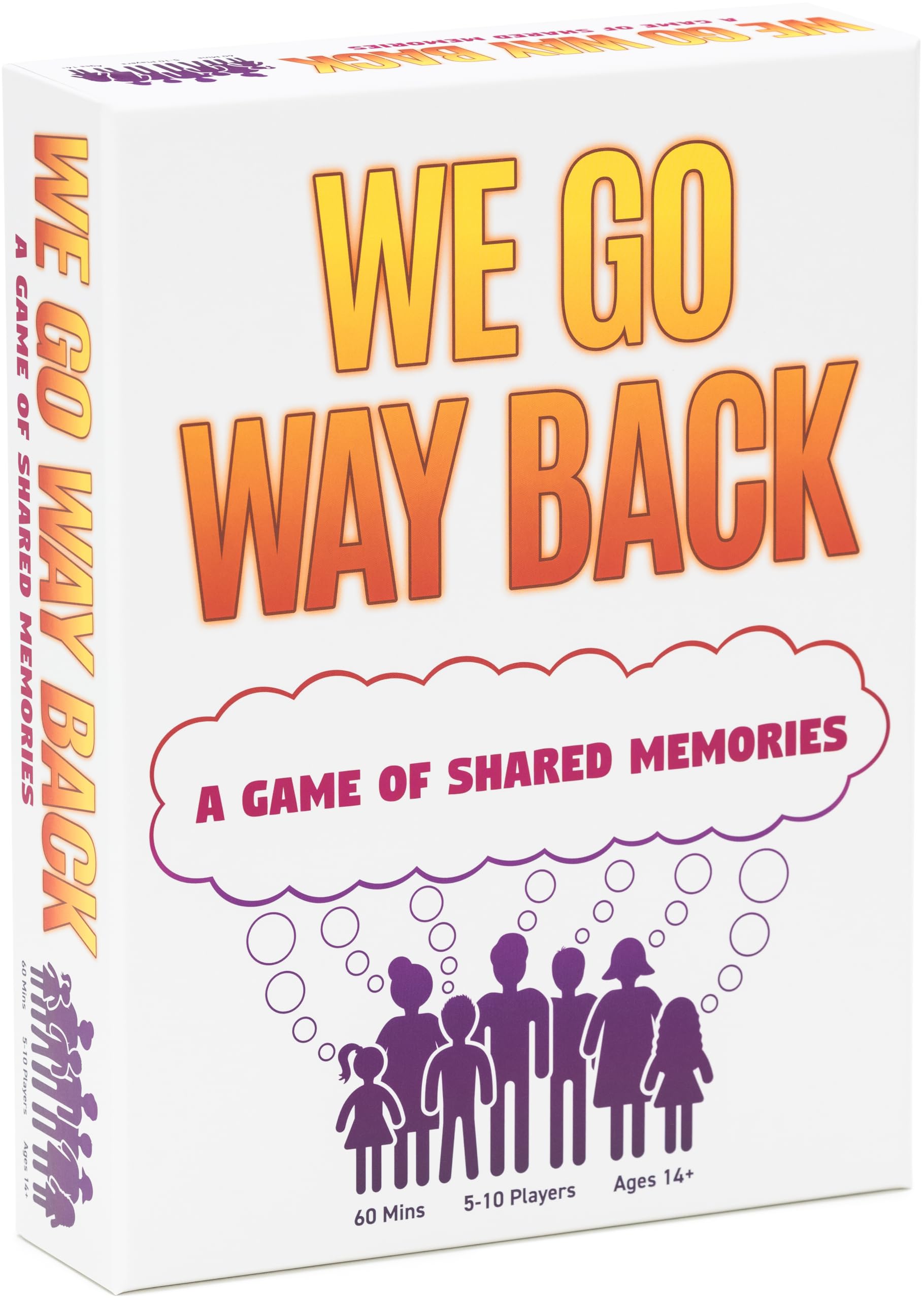 Lost Boy Entertainment We Go Way Back box front, perfect for family game night