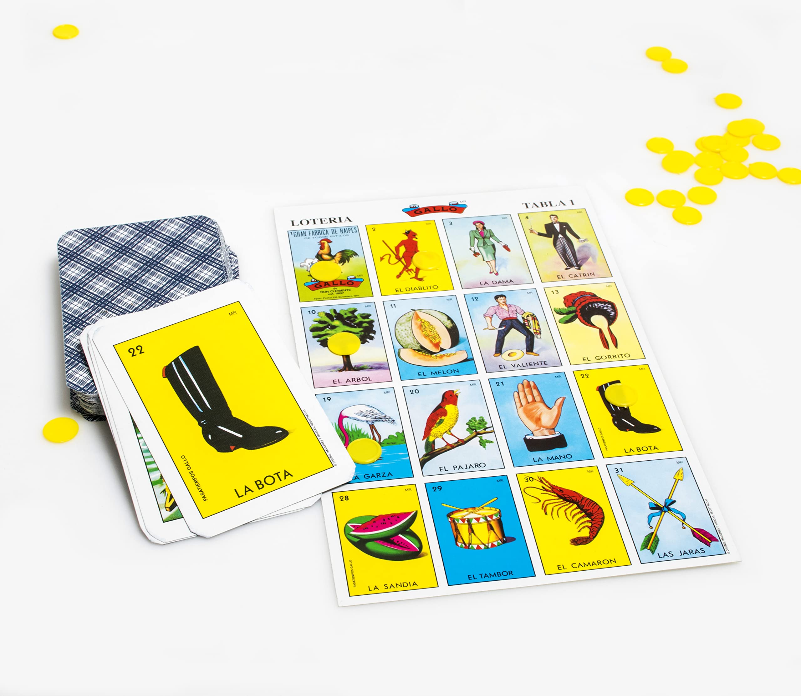 Loteria Don Clemente brand box with 10 boards for organized, portable gameplay
