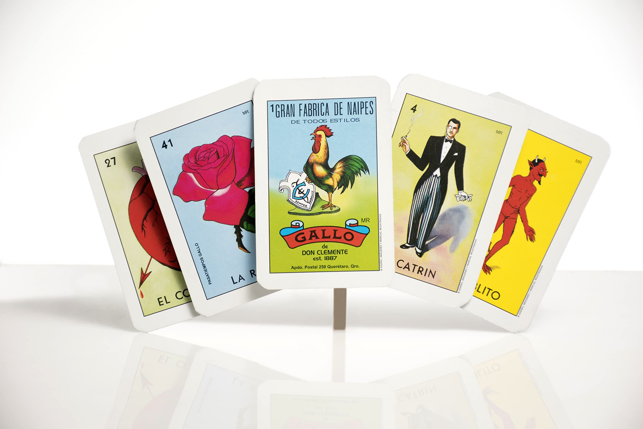 Loteria Don Clemente jumbo set packaging shown for display