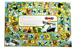 Loteria Don Clemente back board showing three games on the reverse