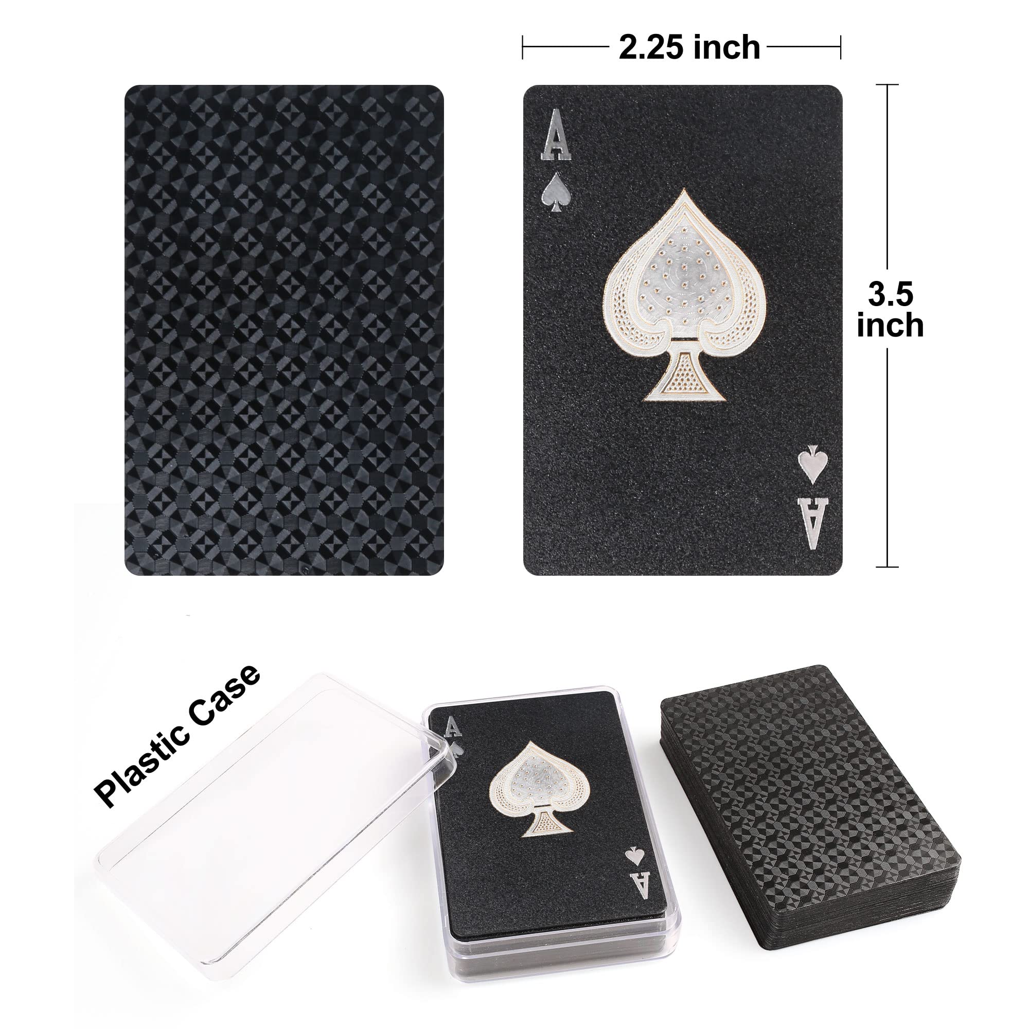 LotFancy cards ideal for poker, Euchre, Blackjack and other card games