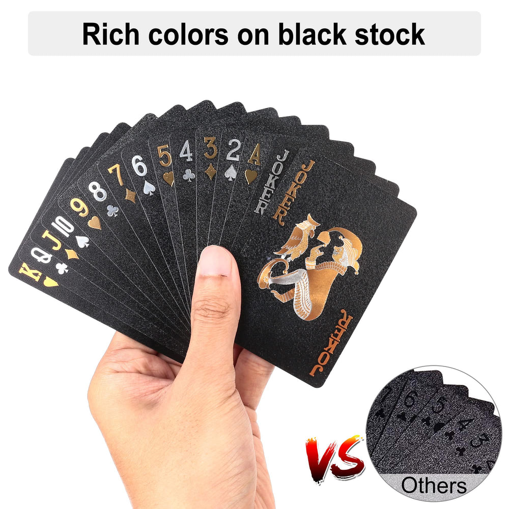 LotFancy cards stored in clear plastic cases for quick transport